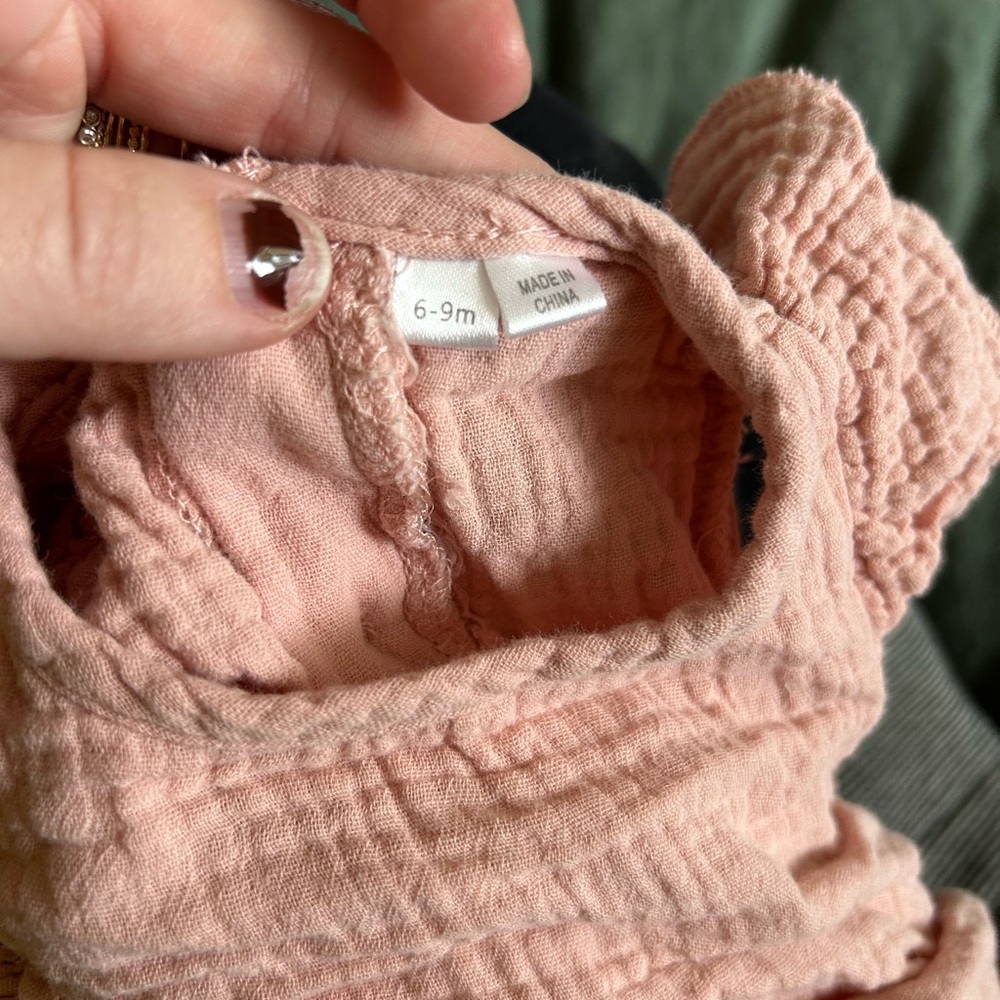 Tiny Threads Pink Ruffled Kids Top - Picture 5 of 5